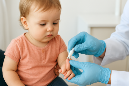 toddler capillary lead test